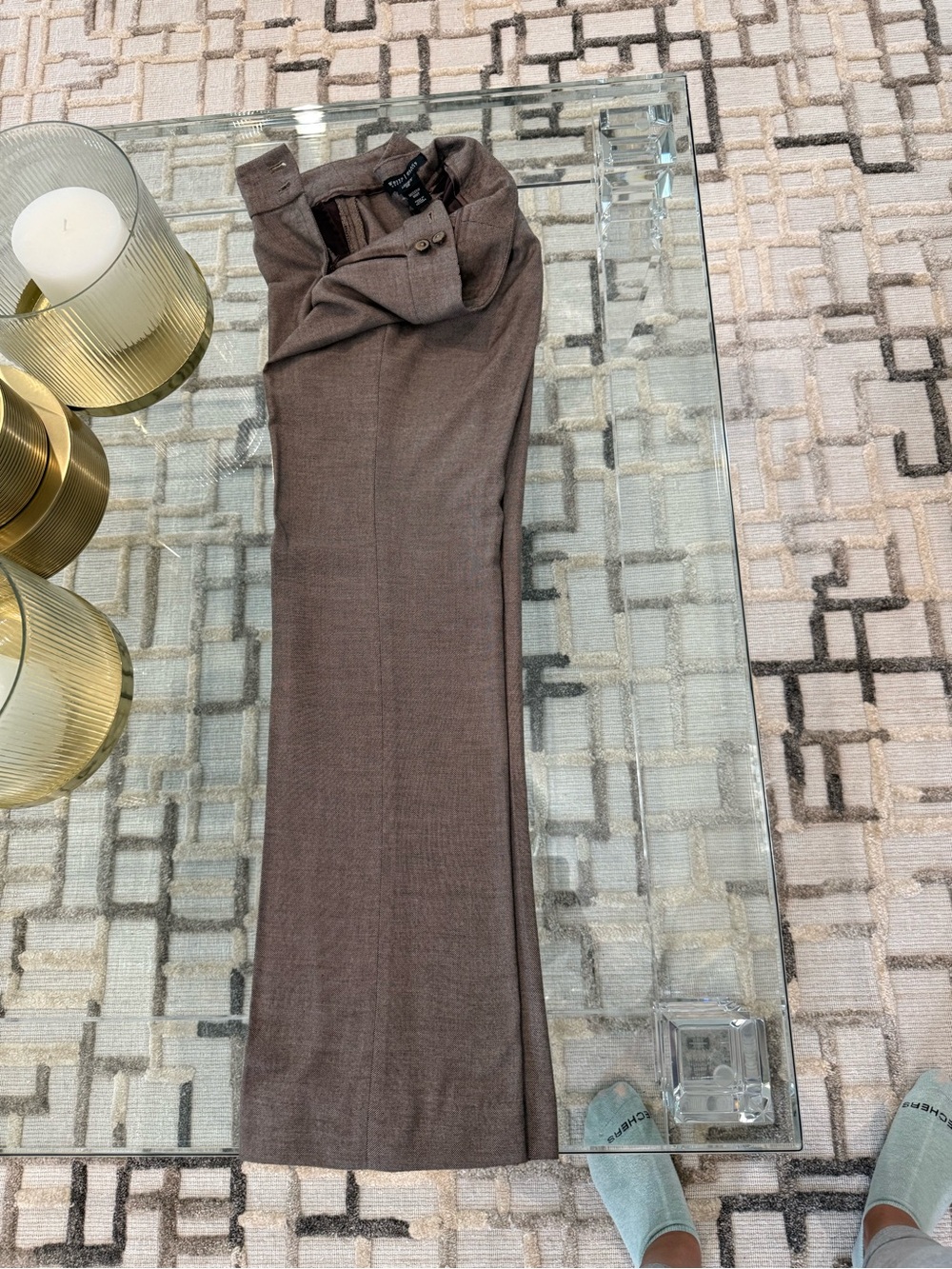 Women’s Brown Dress Pants - Classic Tailored Fit